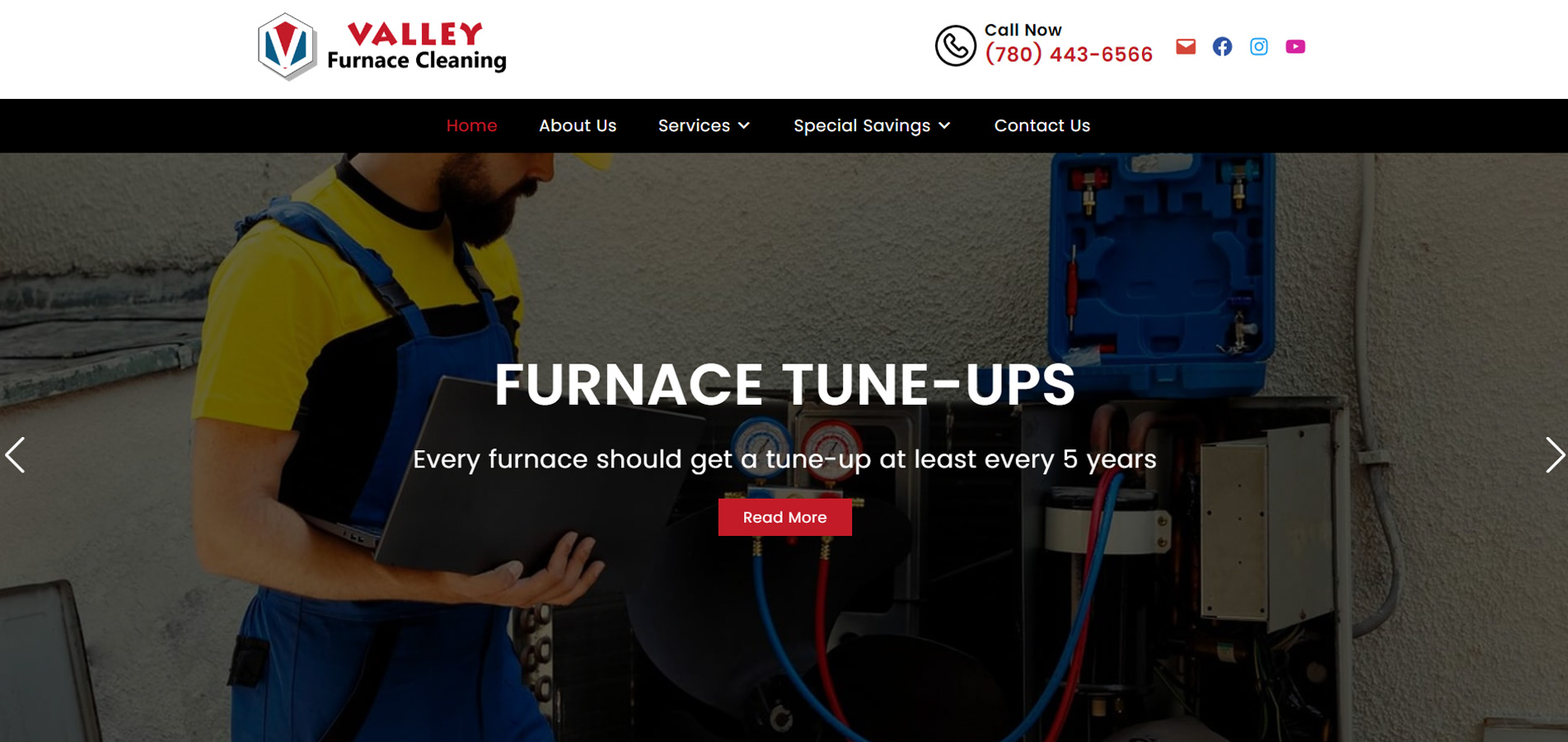 Valley furnace Cleaning