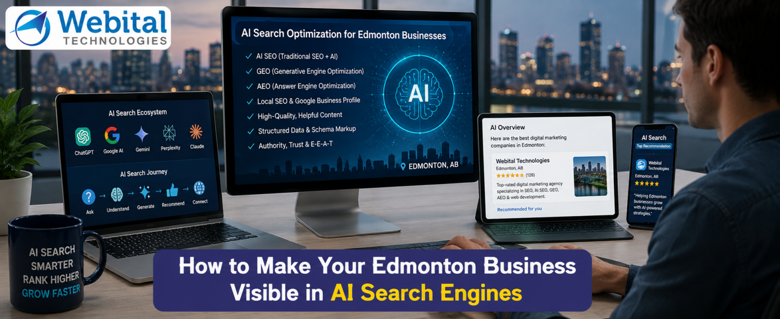 AI search optimization Edmonton
