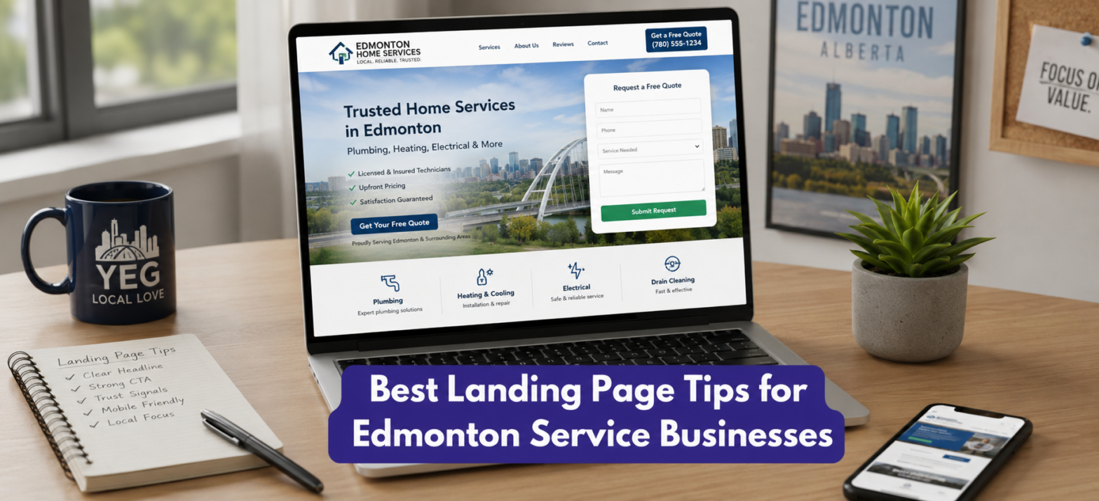 Landing page optimization Edmonton